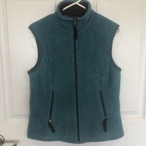 Women's Teal Fleece Vest